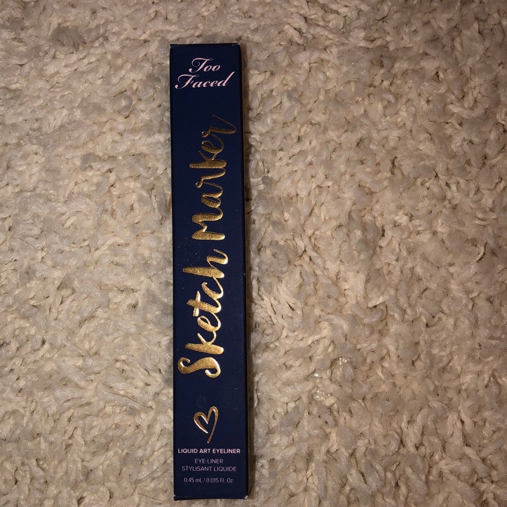 Too Faced blue liquid eyeliner